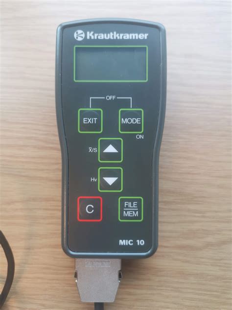 krautkramer hardness tester mic 10|waygate microphone 10 hardness tester.